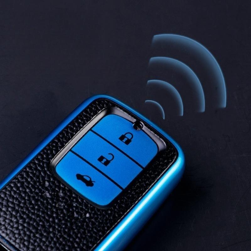 Кожаный чехол для ключей из ТПУ с 234 кнопками для Honda Accord Civic City Crider CRV CR-V Jade XR-V HRV Odyssey Vezel, аксессуары