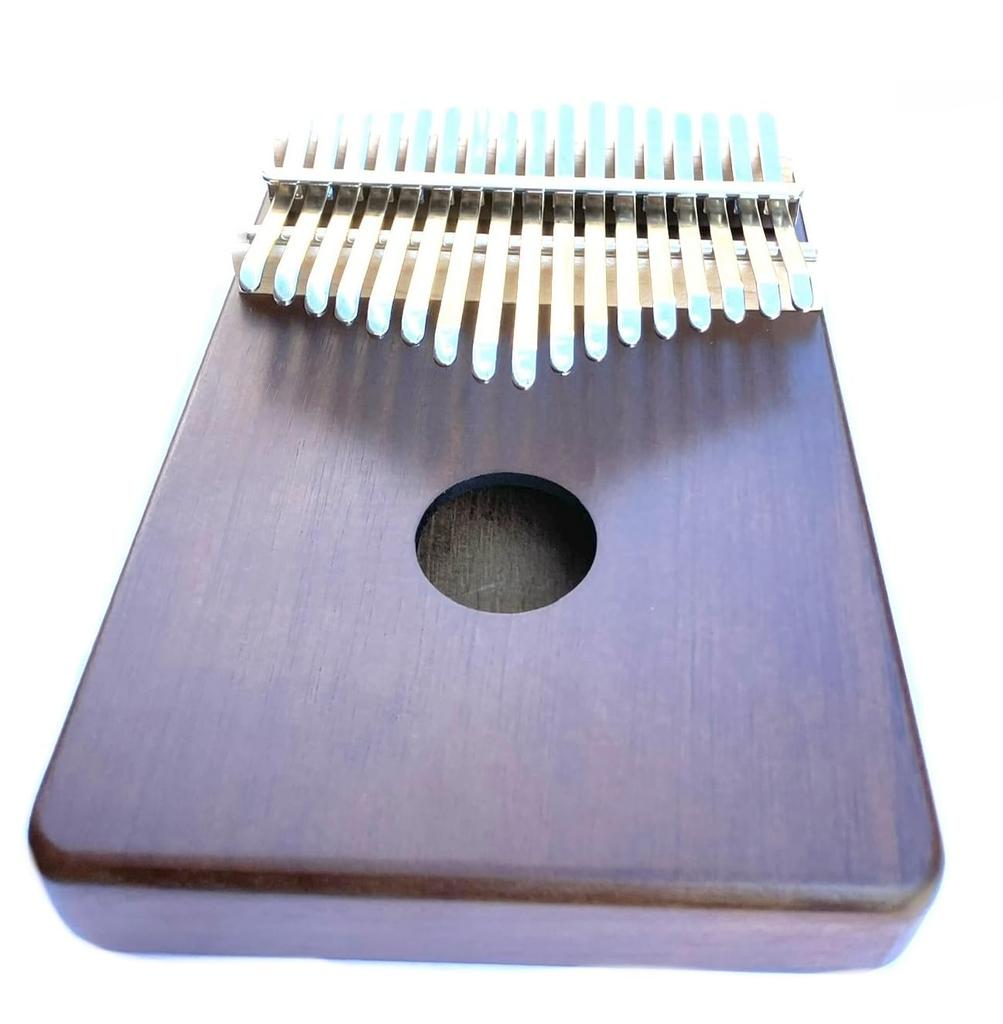 Miyinge 17-Note Kalimba Thumb Piano Set with Scale Markings Pre-Tuned Japanese Sheet Music Beginner-Friendly 17 Keys Tuning Hammer and Bag Included