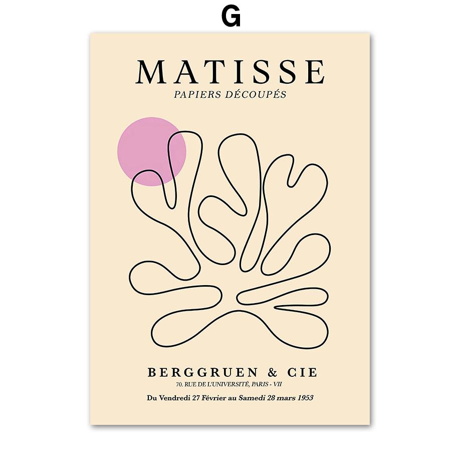 Розовый Анри Матисс коралловый Дейзи Ле Жарден Радуга настенная живопись печать на холсте картина цветочный плакат фотографии для декора гостиной