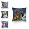 Stylish And Unique Christmas Snowman Pillow Case Perfect For Holiday Home Decor