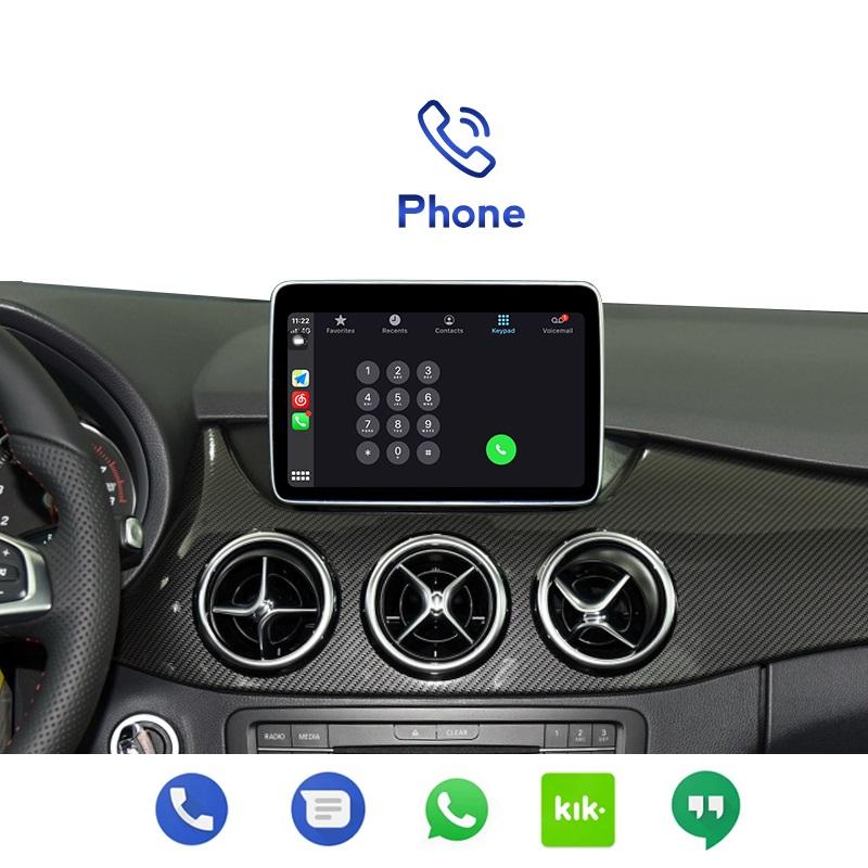 Беспроводной CarPlay для Mercedes Benz E Class W212 2009 2010-2015 NTG 4.0 4.5 5.0 с Android Auto Mirror Link AirPlay Decoder Box