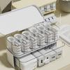 Multi-Purpose Desktop Cable Organizer Box Transparent Charger Storage Solution Cord Storage Box