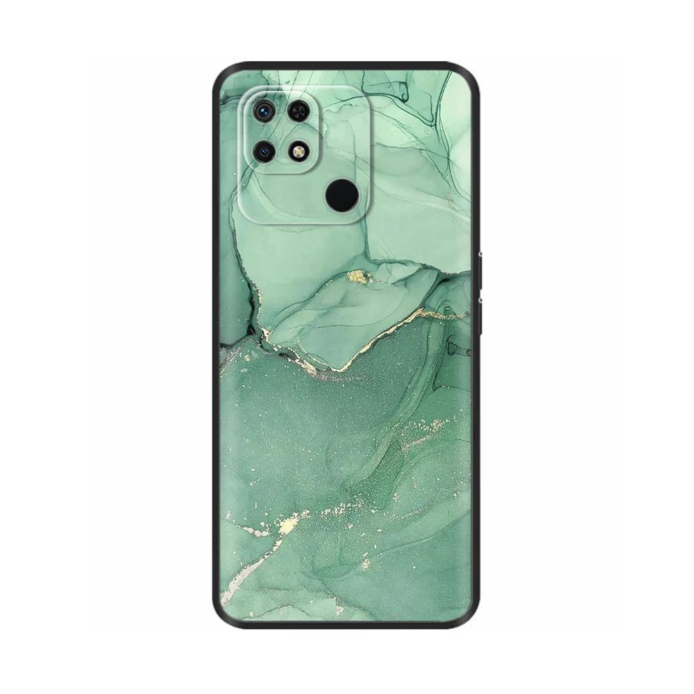 Чехол для Redmi 10C Милый мультяшный Мягкий Жидкий Силиконовый Корпус Телефона Для Xiaomi Redmi 10C Задняя Крышка redmi10C 10 C Чехлы Fundas