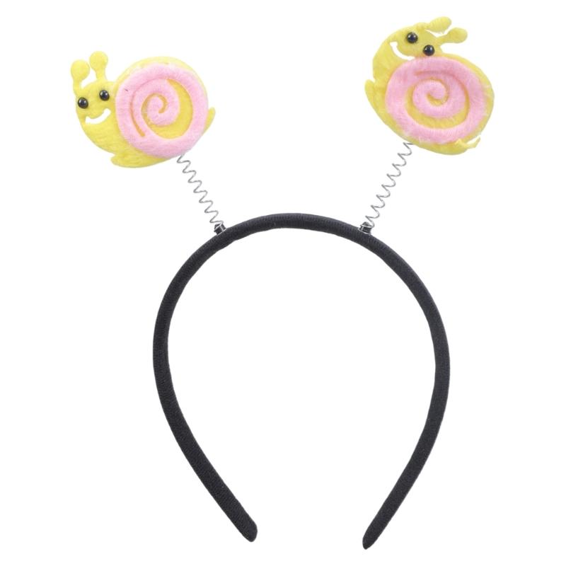 Hair Bands Festive Photo Booth Props Cartoon Snail Headband Party Headpiece Fun Headband for Music Festivals