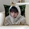 celebrity star Shen Yue Cushion Cover Soft  EasyWash Pillow Case  Versatile for Couch Bed Travel and Office
