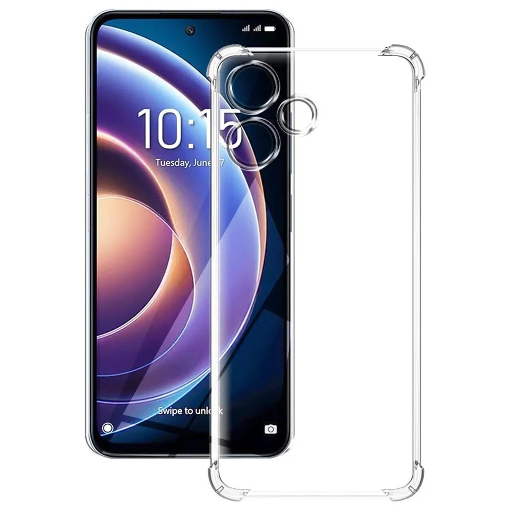 Прозрачный противоударный чехол из ТПУ толщиной 1,5 мм для Xiaomi Redmi 13C 5G Чехол Xiaomi Redmi Note 13 Pro Plus 4G 5G Задняя крышка Чехлы