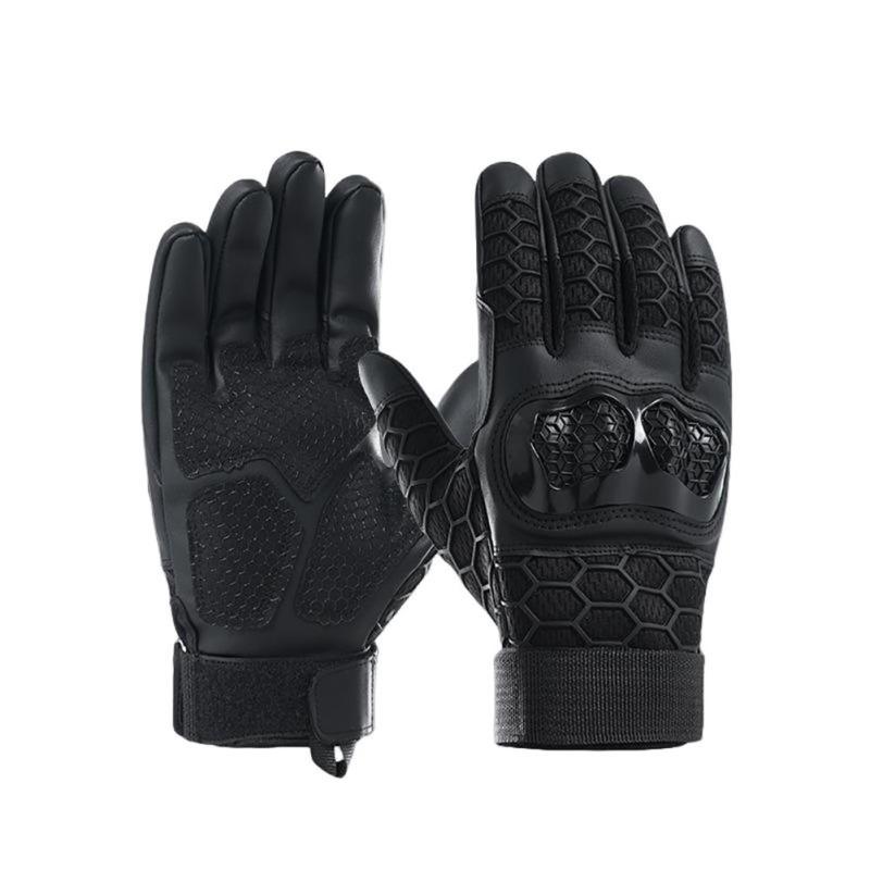 Мотоциклетные перчатки для мужчин, дышащие сетчатые велосипедные перчатки с жесткой оболочкой и подкладкой для ладони,