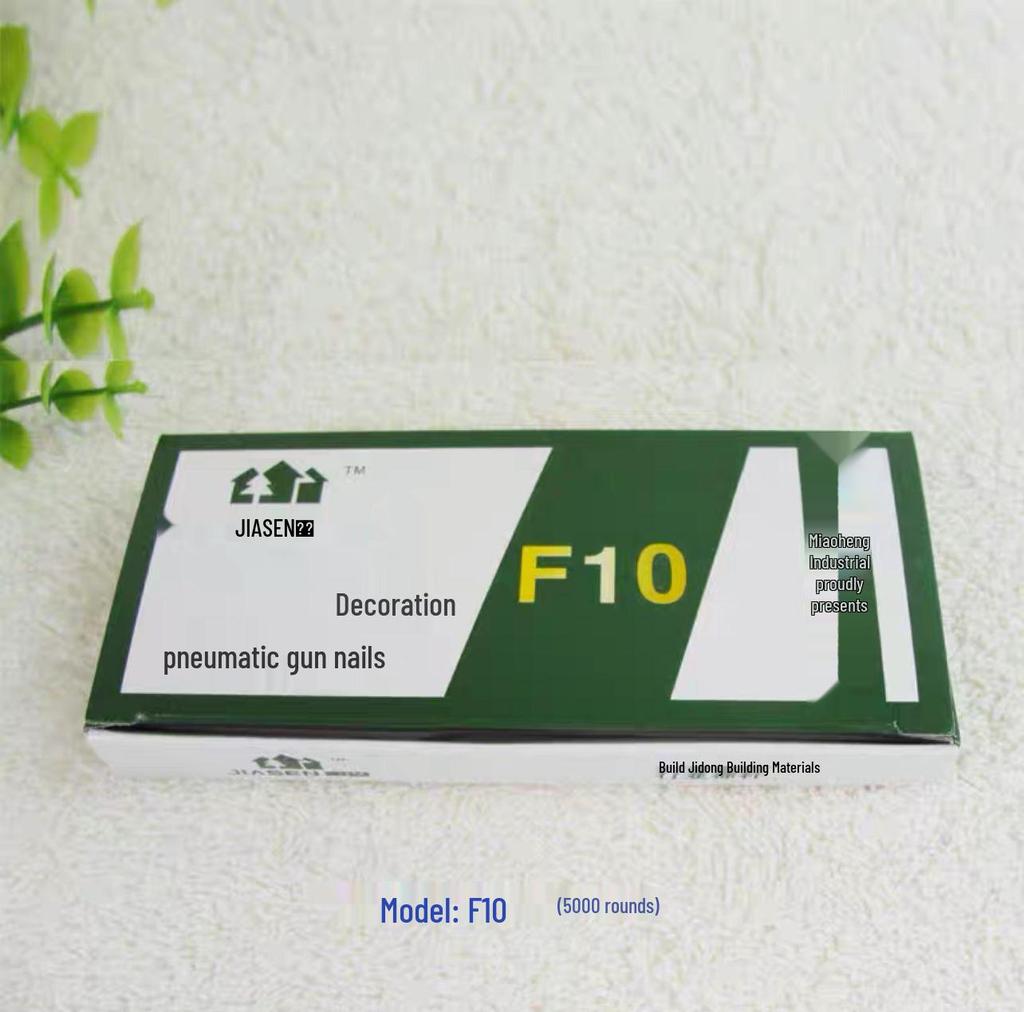 Pneumatic F30 Straight Nail Gun for Woodworking, Compatible with F10-F50 Strip Nails