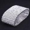Wedding Elastic Rhinestone Stretch Bracelets,Twinkle Diamond Tennis Bangle,Band Silver Crystal Sparkling Bridal Stackable Bracelet