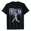 Freddie Freeman American Baseball Player Print Loose Round Neck Pure Cotton Short Sleeved T-Shirts Unisex