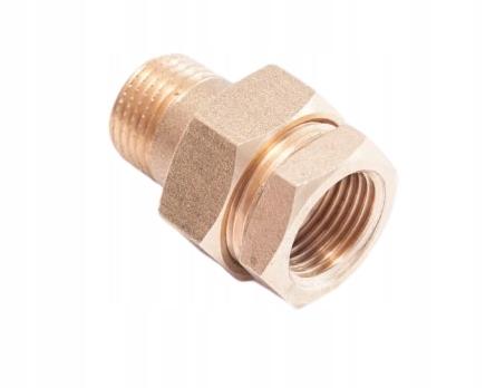 Śrubunek mosiężny prosty uszczelnienie oring 1/2” GZ/GW producent SIZER