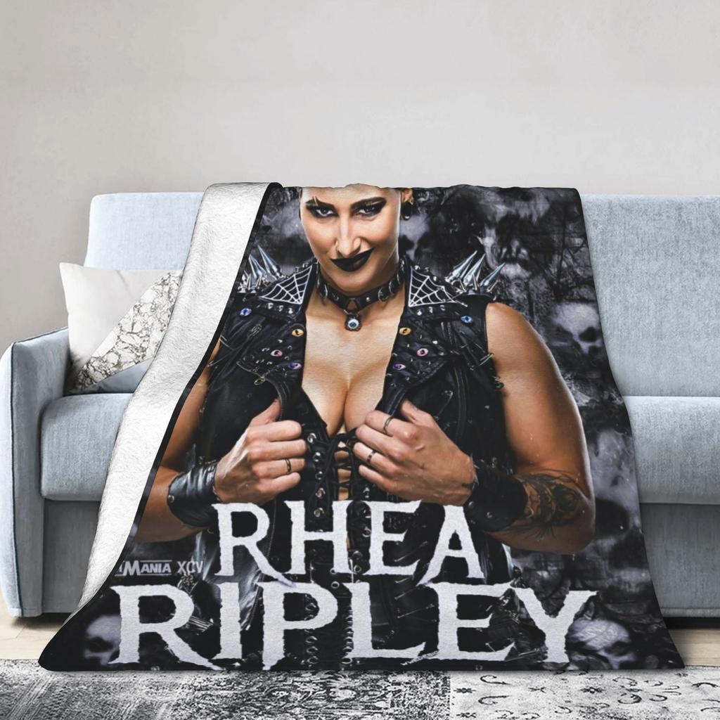 Теплое Мягкое ОдеялоДетское Одеяло для Путешествий на Самолете Rhea Ripley Мультяшное Искусство Плед Фланелевое Покрывало для Спальни Пушистое Покрывало для Дивана-Кровати