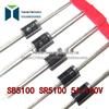 Прямое подключение диод Шоттки SB5100 SR5100 5А/100В DO-27 В наличии