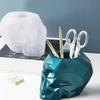 1 шт. 3D форма черепа, горшок для цветов, цементная форма, ручная работа из силикона, эпоксидная смола, кашпо-скелет, банка для свечи, украшение для дома на Хэллоуин, поделка