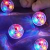 Glowing Ball Cat Toy Football Shape Bounce Ball Toys for Dog Cats Interactive Training Kitten Toys with LED Light Pet Supply