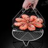 V-shaped Steamer Coil Pot Steaming Multifunctional 304 Stainless Steel Steaming Rack  Eggs