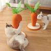 Wutuo Когтеточка-морковка для кошек, настенная наклейка и лежанка