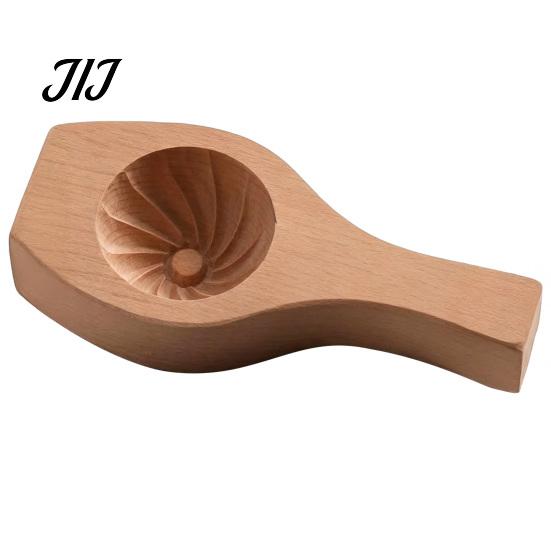 DIY Pastry Press Wooden Bun Mold with Handle, Manual Baozi Maker Mold, Food Grade Wood Easy Ravioli Presser Flower Edges for Kitchen Gyoza Making Tool
