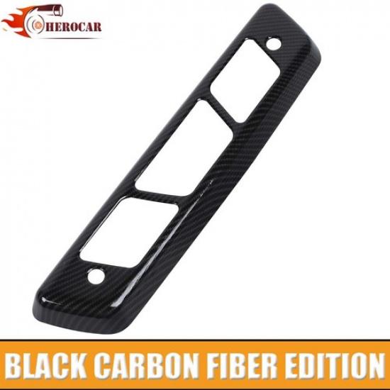 Third 3rd Brake Light Cover Trim Decor Frame For Ford F150 2009-14 Carbon Fiber