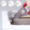 Heavy Duty Stretching Canvas Pliers and Staple Remover,Staple Gun with 1000 Staples for Art Oil Painting Stretching and Framing