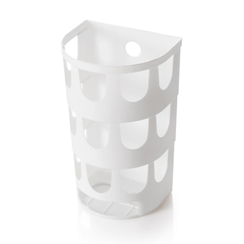 Настенный кухонный органайзер для мусорных пакетов с присосками