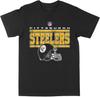 Philcos Футболка с логотипом шлема Pittsburgh Steelers из НФЛ, черная