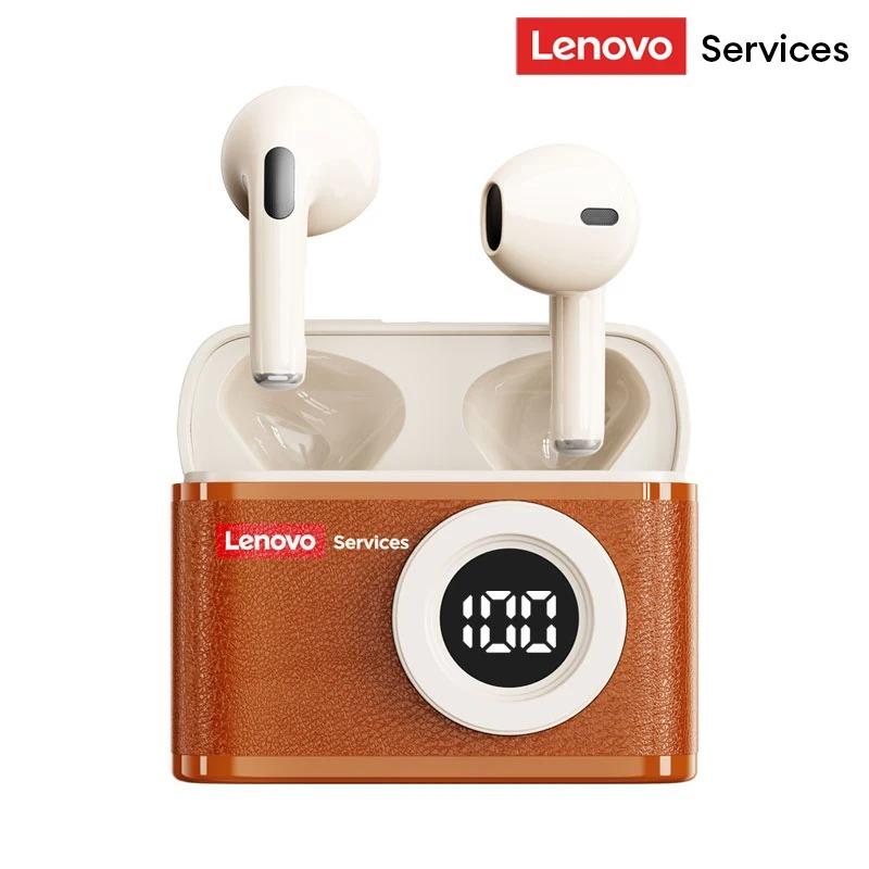 Новые беспроводные наушники TWS Lenovo LE218 с Bluetooth 6.0, стерео, с шумоподавлением ENC, сабвуфером, спортивная игровая музыкальная гарнитура, низкая задержка, HD-звонок с микрофоном