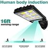 Solar Light Outdoor Light 1~4 Pcs with 3 Modes Waterproof Motion Sensor Security Lighting LED Garden Wall Light 108COB