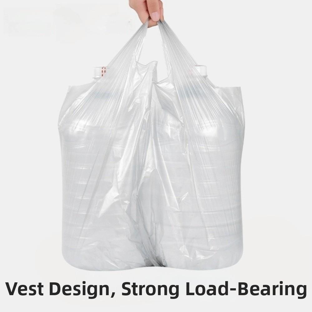 1 Pack(80PCS) Plastic Garbage Bags Thickened Waste Bin Liners New Small Trash Liners Car Interior
