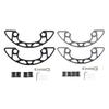 Chainring Guard Aluminum Alloy Separated Crankset Chain Wheel Protector Cover for 30T To 32T 104BCD
