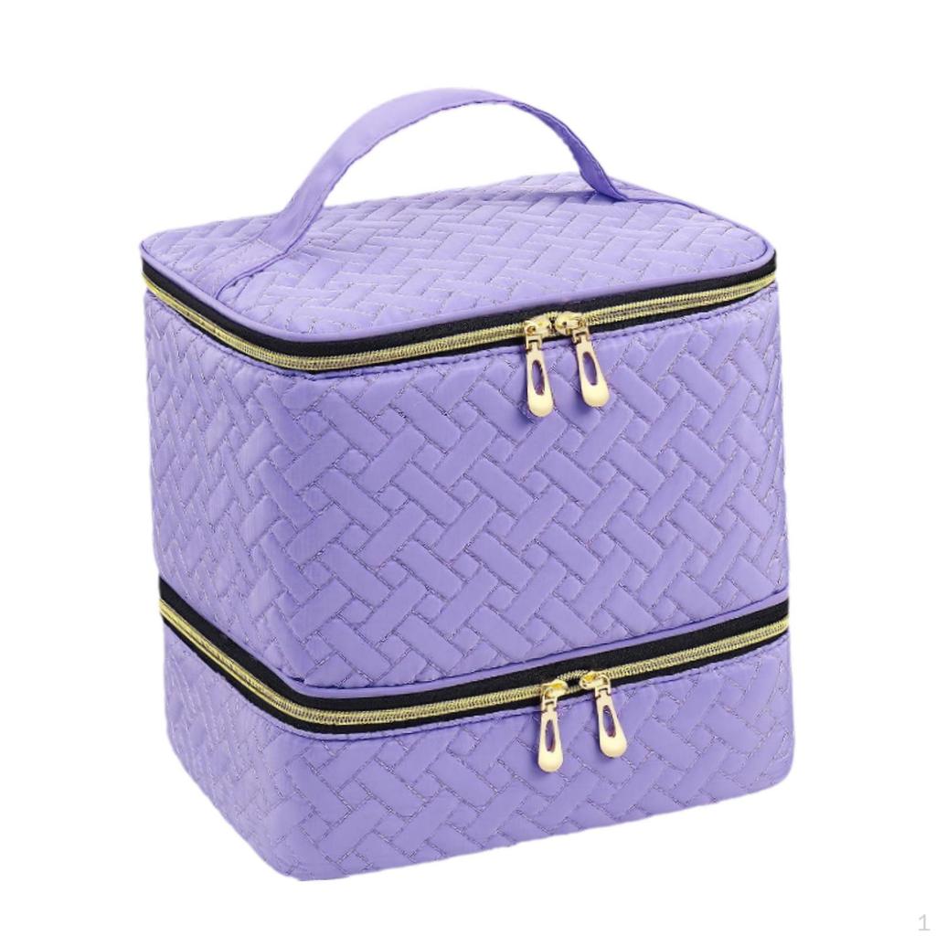 Органайзер для лака для ногтей, сумка из искусственной кожи, дорожный чехол-держатель