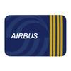 Персонализированный коврик для пилота истребителя Airbus, противоскользящий, для самолета, кухни, ванной комнаты, сада, 40x60 см