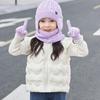 3 шт./компл. Однотонная зимняя шапка-пуловер, ветрозащитные шапки с защитой ушей, уличная одежда