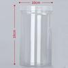 Clear Empty Packing Bottle Circular Storage Bucket Plastic Food Jar