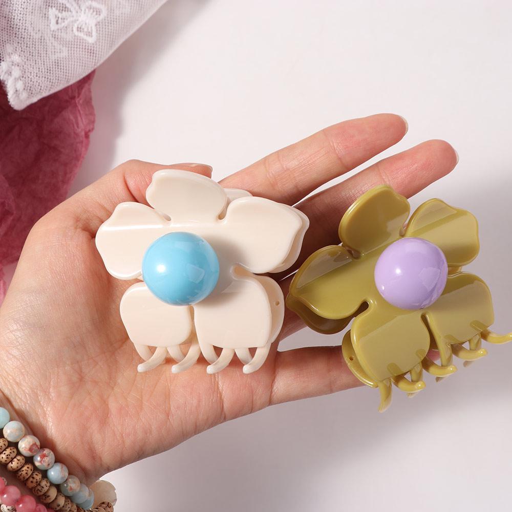 Hairpin Flower Hair Claw Plastic Plastic Shark Clip Creative Hair Crab Clip Vacation