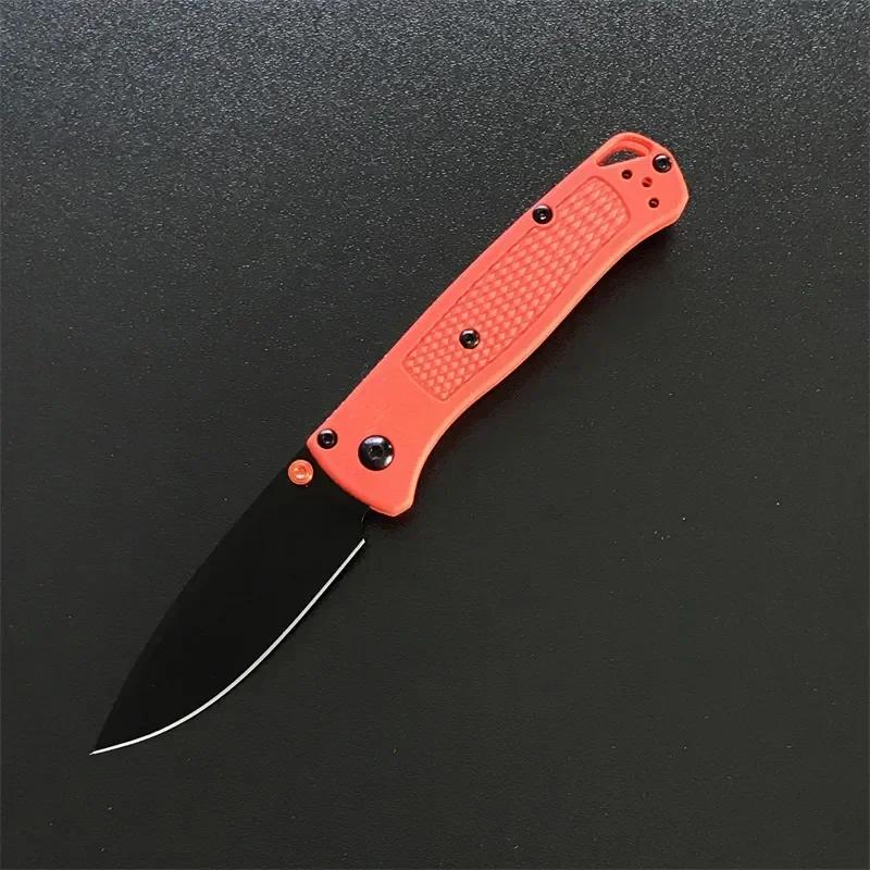 Карманные ножи BM 533 Mini Bugout Складной нож Рукоятка из нейлонового волокна Кухонные ножи Универсальный Тесак для мяса Острый нож для фруктов EDC Инструмент