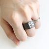 [Emporio Armani] men's ring stainless ring gunmetal EGS2755060-v (no.1 No. 20) [product]