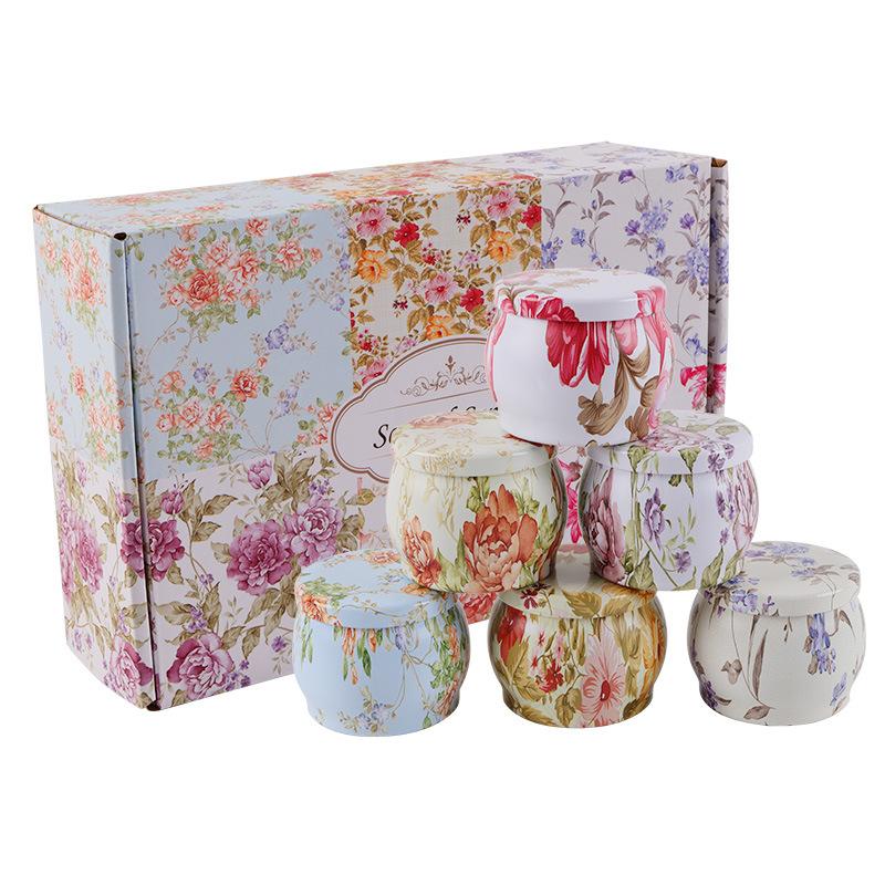 Natural Plant Soy Wax Rose-free Dried Flowers Aromatherapy Candle Fragrance Candle Lamp Souvenir Environmentally Friendly Soy Wax