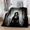3D Gothic Horror Ghost Skull Soft Plush Blanket,Flannel Blanket Throw Blanket for Living Room Bedroom Bed Sofa Picnic Cover Kids
