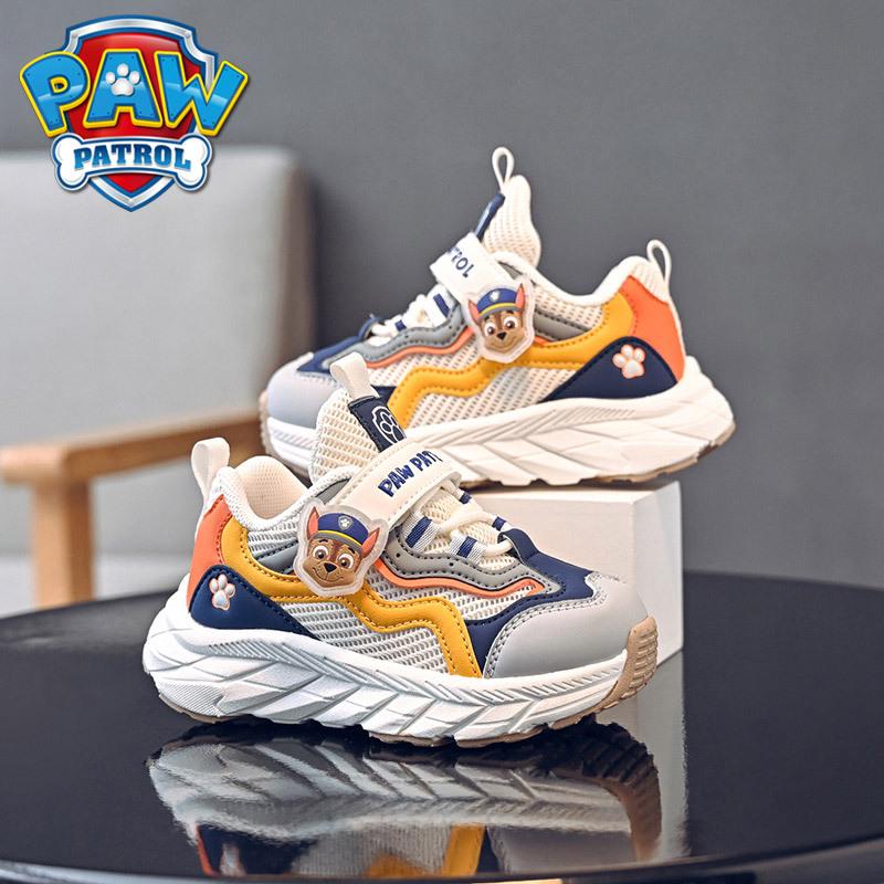 Детские нескользящие сетчатые туфли Щенячий патруль - Мятный Мамбо Весна/Осень Ретро Стиль для Мальчиков и Девочек
