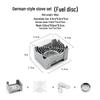Portable Folding Alcohol Camping Stove - German Solid Fuel Cookware