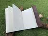 Handmade Leather Journal: Seven Chakra Stone Diary, Handbound Sketchbook