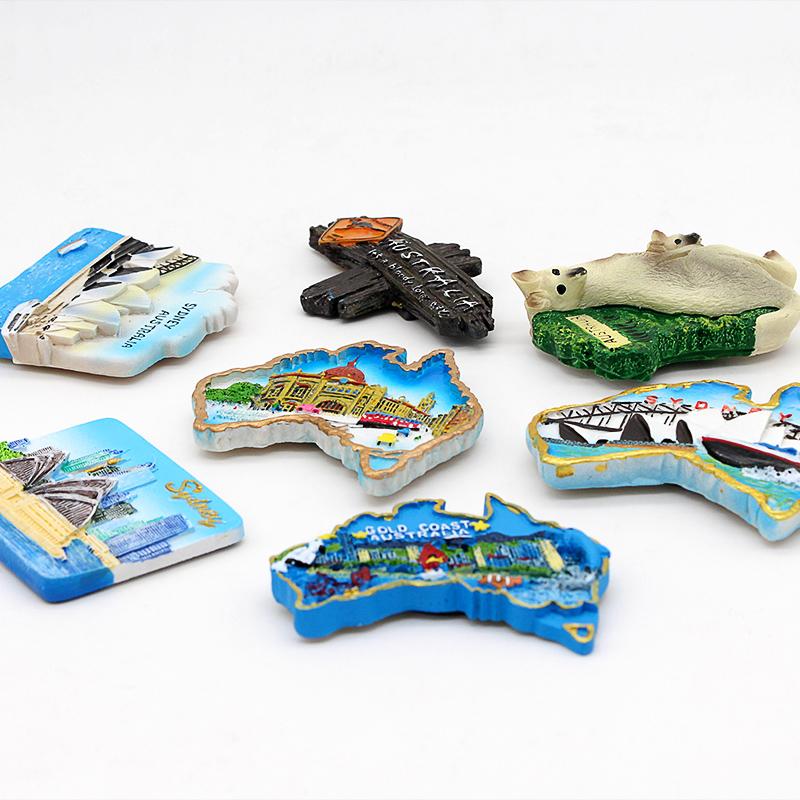 Австралия кенгуру Сиднейский оперный театр сувенир 3D магниты на холодильник магнитный холодильник украшение дома Австралия Коллекция Подарок