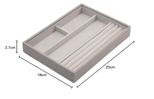 STACKERS LONDON Классический 4-секционный браслет-кольцо для многослойного ношения Греж/Стаккерс Тауп Классический 4-секционный