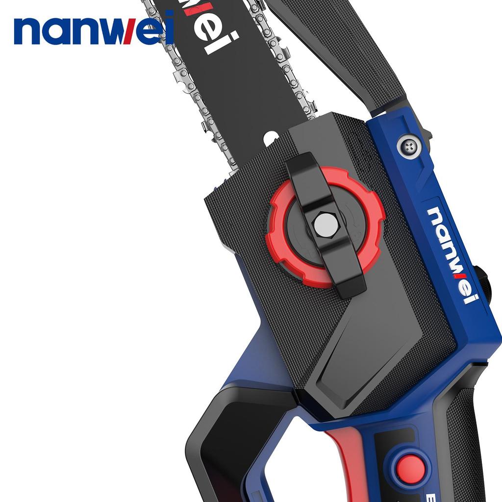 NANWEI 8-дюймовая электрическая цепная пила 5800 об/мин, Скорость 8 м/с, Ручное нажатие