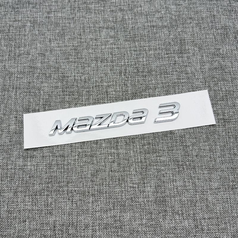 Mazda 3 Черный Задний Багажник "Черный Воин" SKYACTIV Наклейка на Багажник