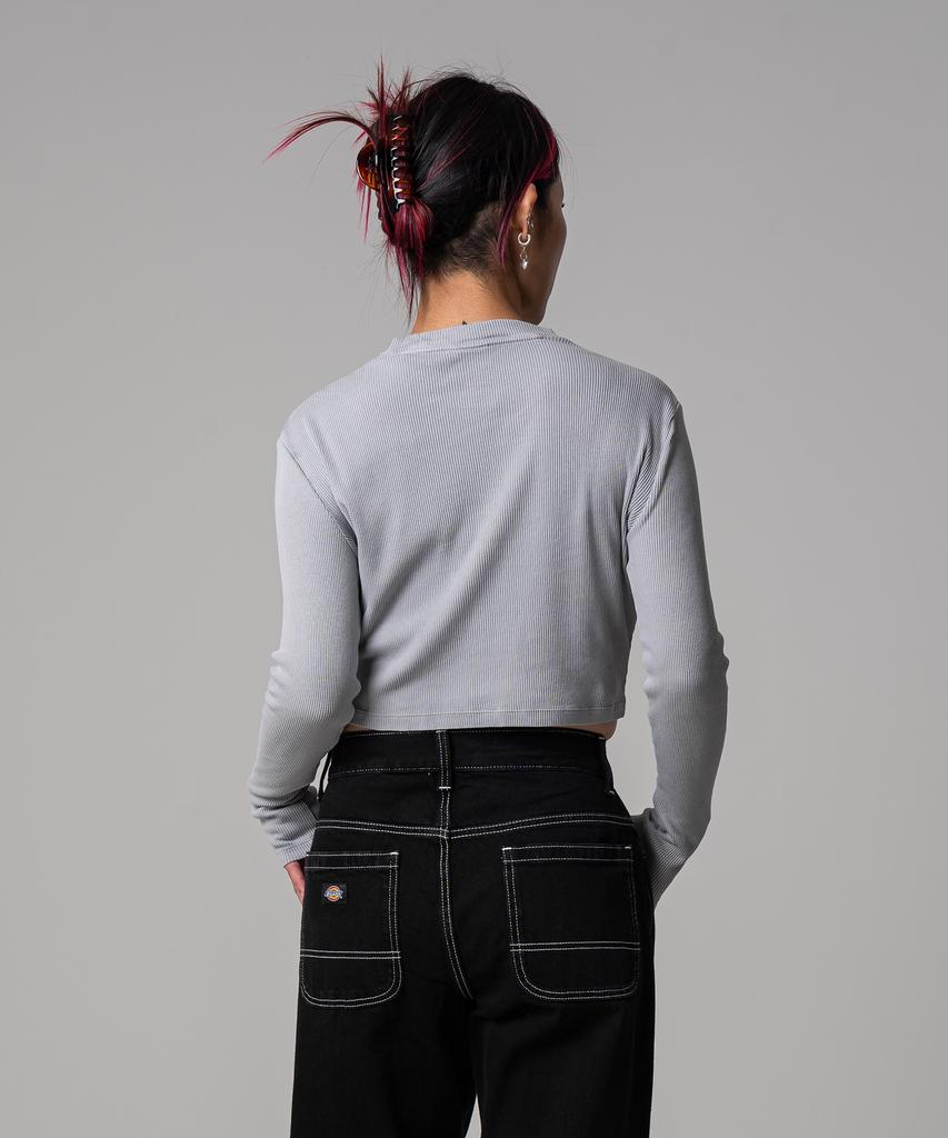 DICKIES Plentywood Crop Knit Ultimate Gray