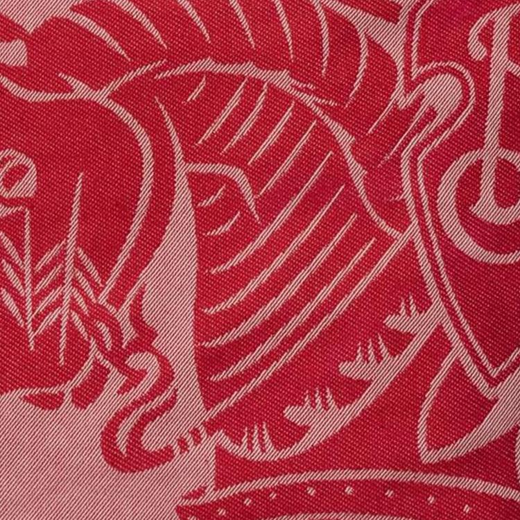 Burberry EKD Всадник Рыцарь Узор Молния Хлопок Полиэстер Клатч Мужской клатч Красный 80822211