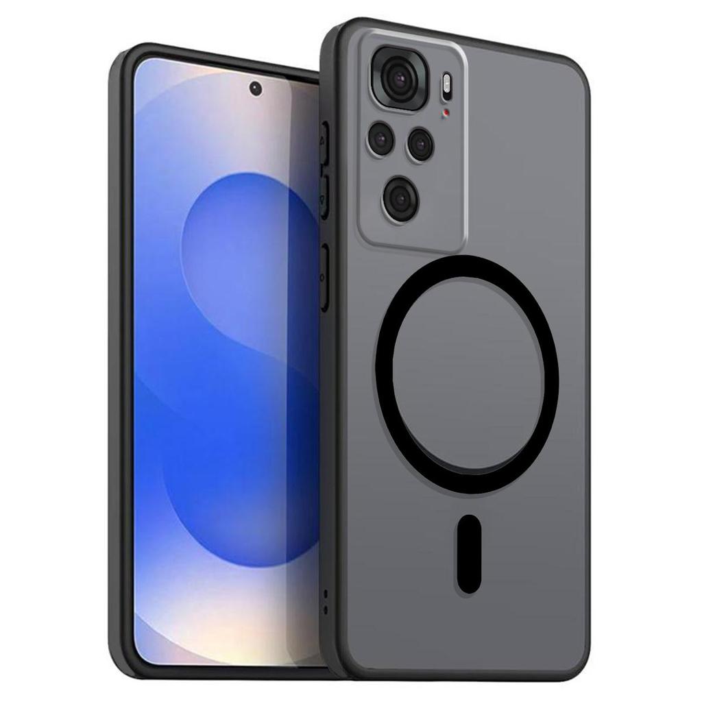 Магнитный железный кольцевой чехол для телефона для Xiaomi Redmi Note 10S 4G, 10 4G, POCO M5s, матовый мягкий ТПУ, противоударный чехол