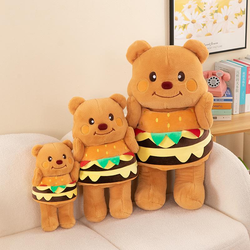 Genuine Hamburg Butter Bear Plush Toy Doll Doll Gift Stall Catch Doll Machine Doll